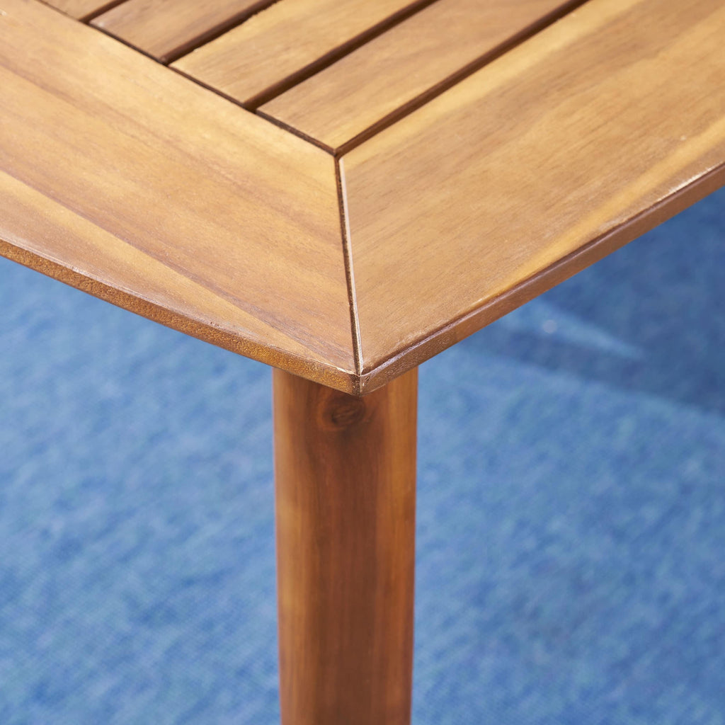 Ensemble de salle à manger d'extérieur Llano 7 pièces en acacia par Christopher Knight Home