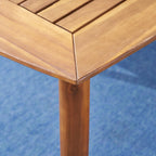 Ensemble de salle à manger d'extérieur Llano 7 pièces en acacia par Christopher Knight Home