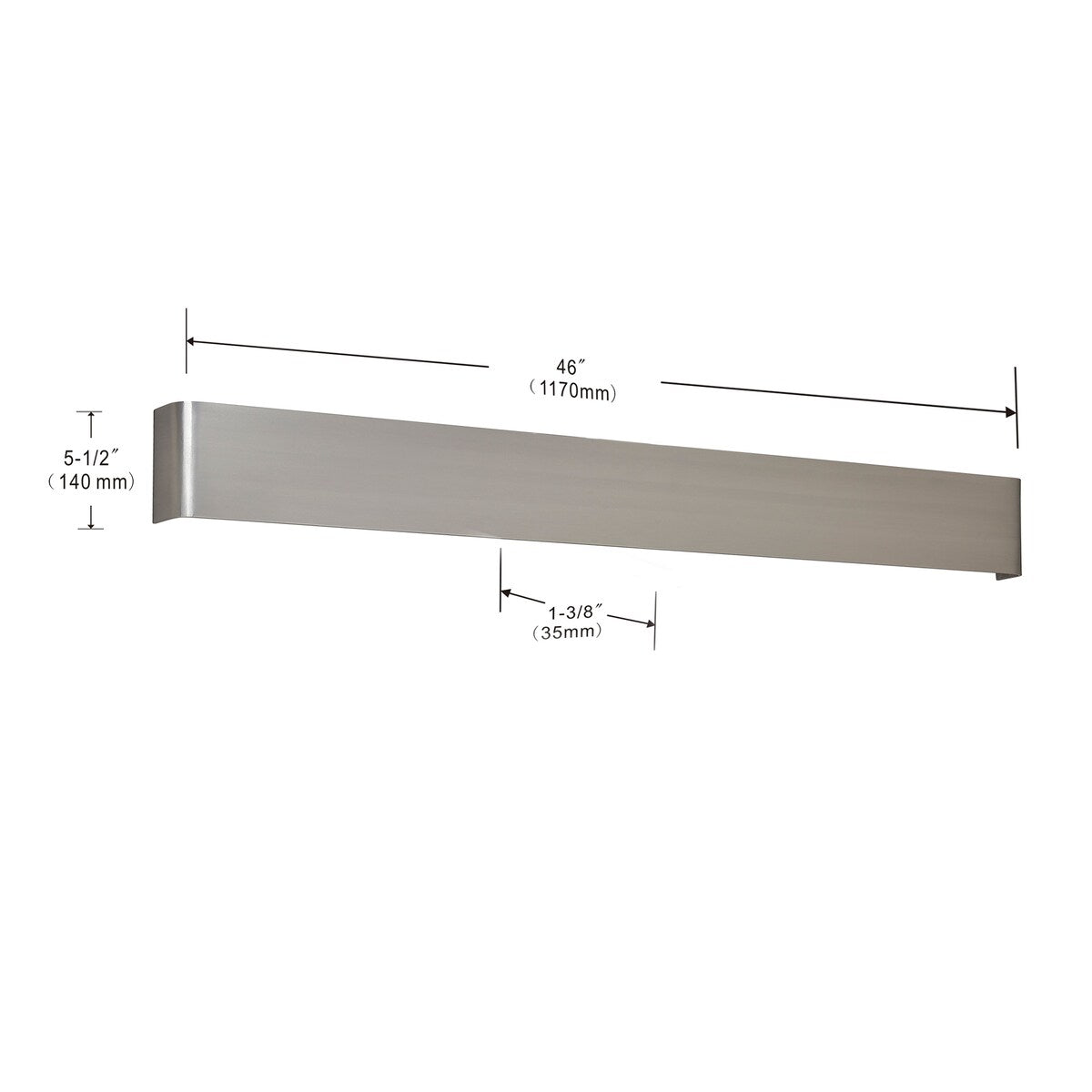 Applique murale LED Long Steak