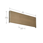 Applique murale LED Long Steak