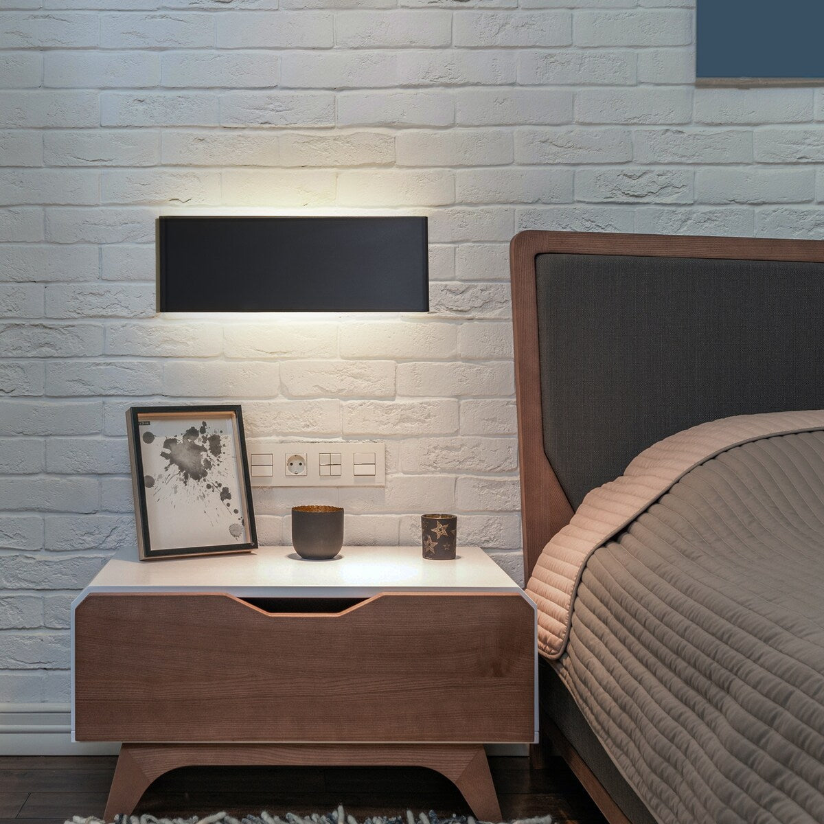 Applique murale LED Long Steak