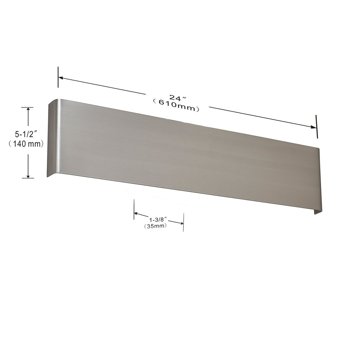 Applique murale LED Long Steak