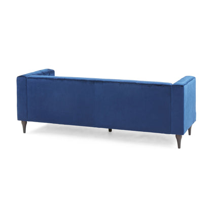 Canapé 3 places contemporain en velours Loomis par Christopher Knight Home