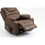 Fauteuil releveur de salon, fauteuil de relaxation, canapé, fauteuil de salon, alimentation électrique pour personnes âgées (position allongée à 180 degrés)