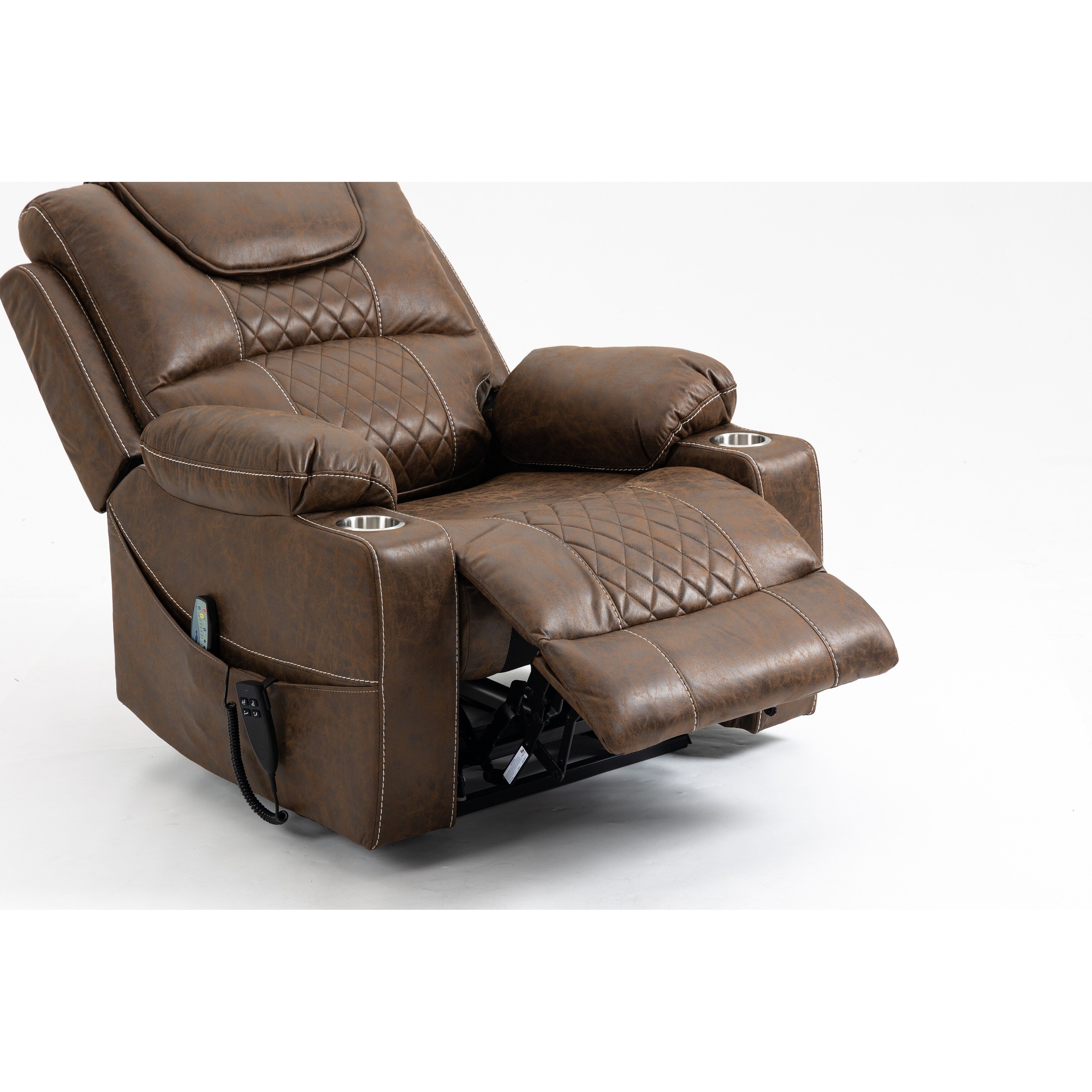 Fauteuil releveur de salon, fauteuil de relaxation, canapé, fauteuil de salon, alimentation électrique pour personnes âgées (position allongée à 180 degrés)
