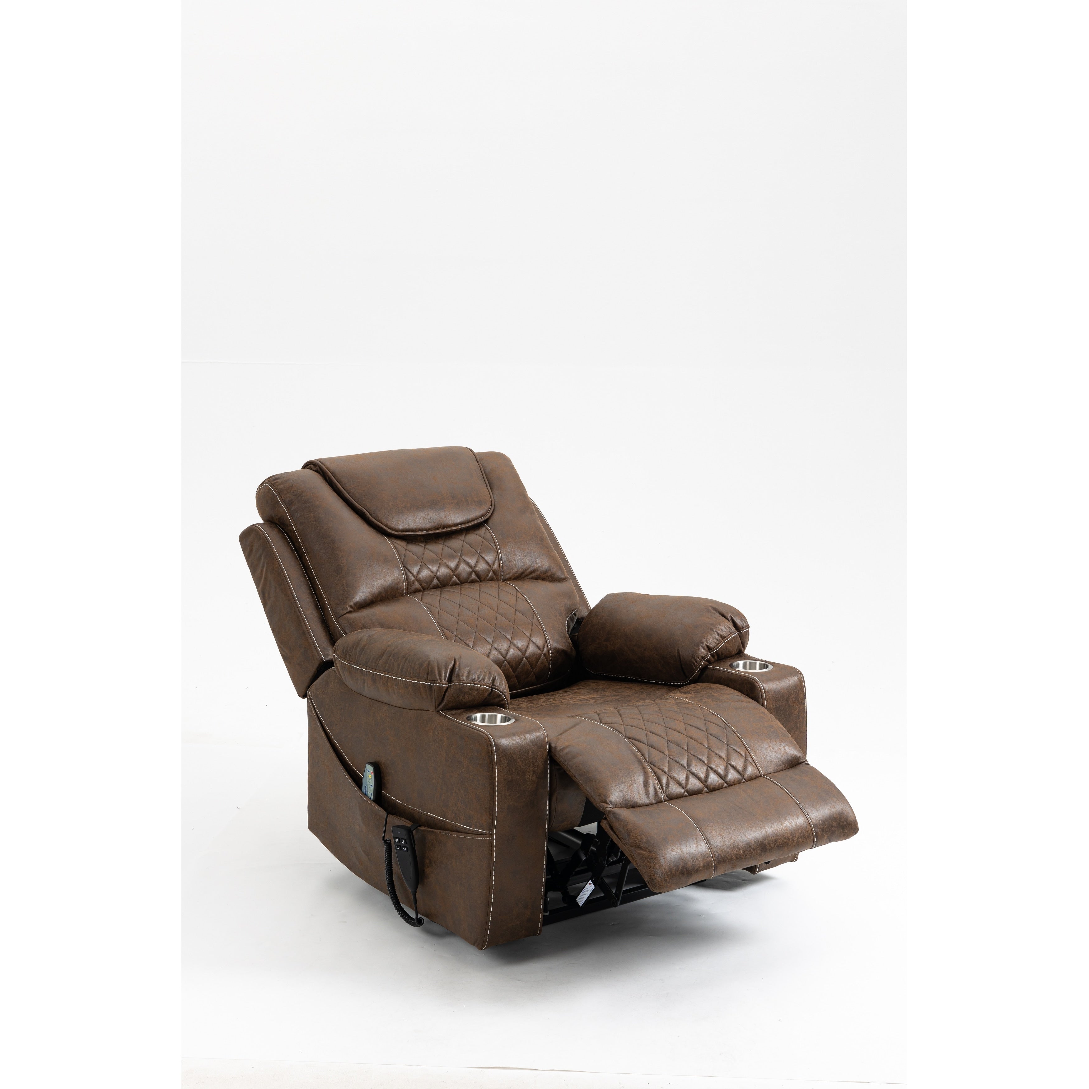 Fauteuil releveur de salon, fauteuil de relaxation, canapé, fauteuil de salon, alimentation électrique pour personnes âgées (position allongée à 180 degrés)