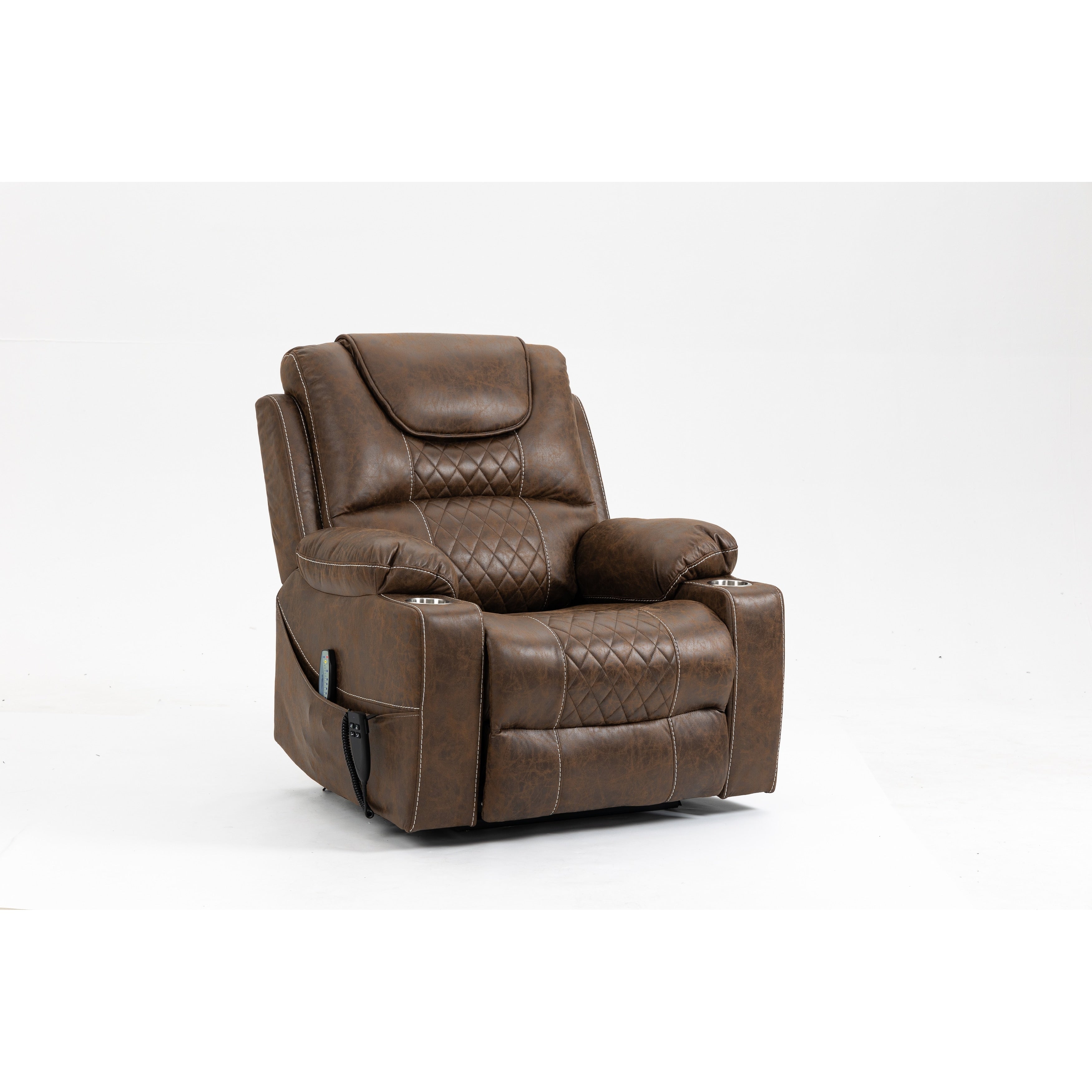 Fauteuil releveur de salon, fauteuil de relaxation, canapé, fauteuil de salon, alimentation électrique pour personnes âgées (position allongée à 180 degrés)