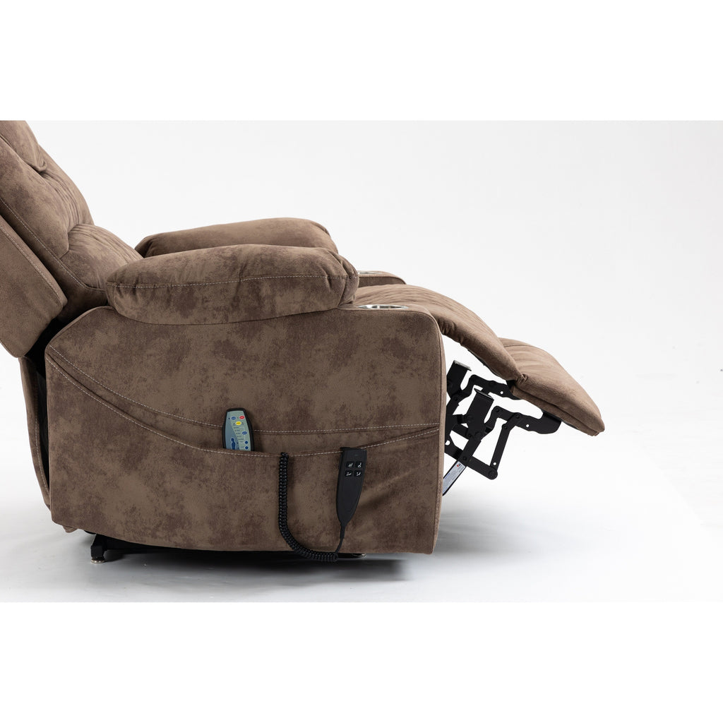 Fauteuil releveur de salon, fauteuil de relaxation, canapé, fauteuil de salon, alimentation électrique pour personnes âgées (position allongée à 180 degrés)