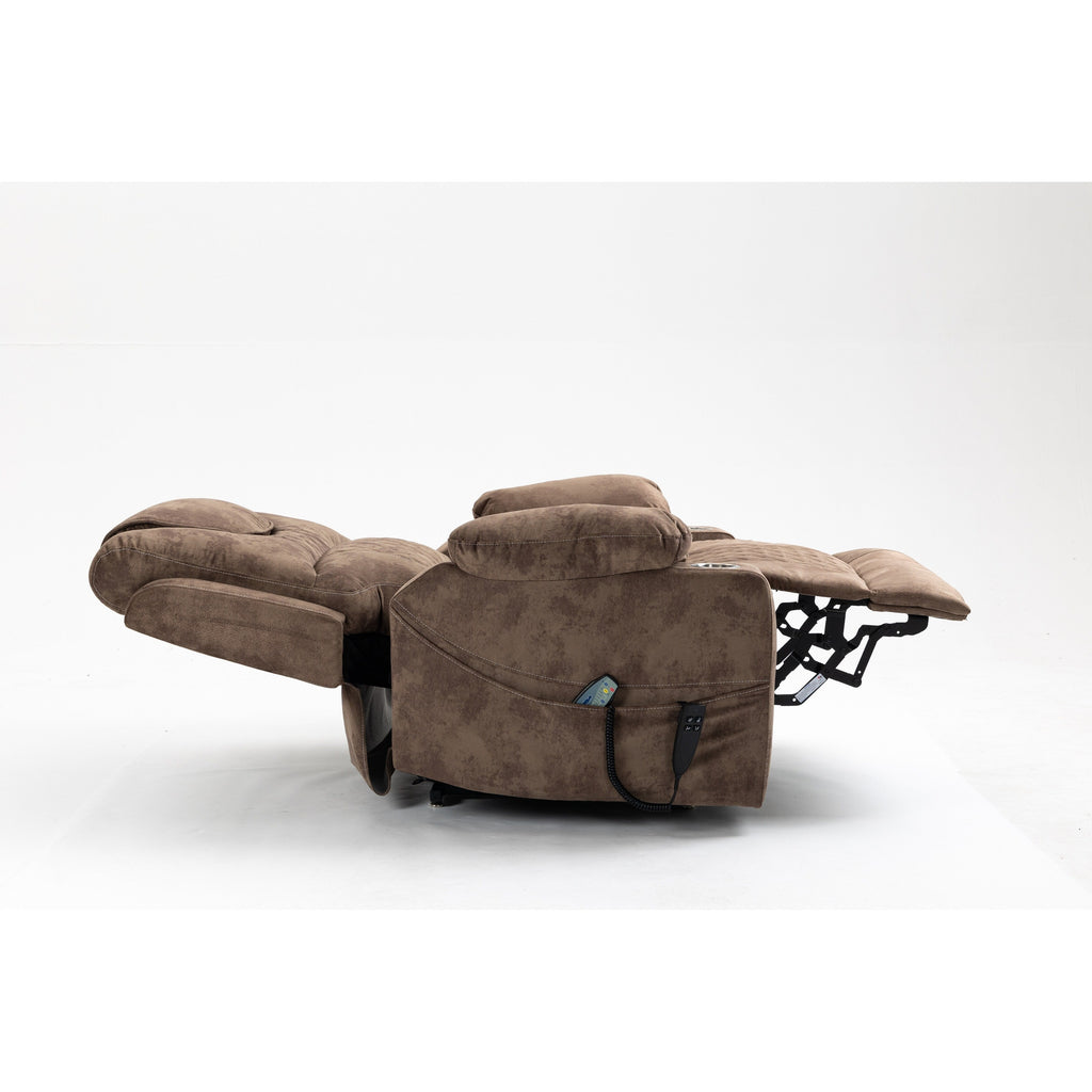 Fauteuil releveur de salon, fauteuil de relaxation, canapé, fauteuil de salon, alimentation électrique pour personnes âgées (position allongée à 180 degrés)