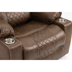 Fauteuil releveur de salon, fauteuil de relaxation, canapé, fauteuil de salon, alimentation électrique pour personnes âgées (position allongée à 180 degrés)