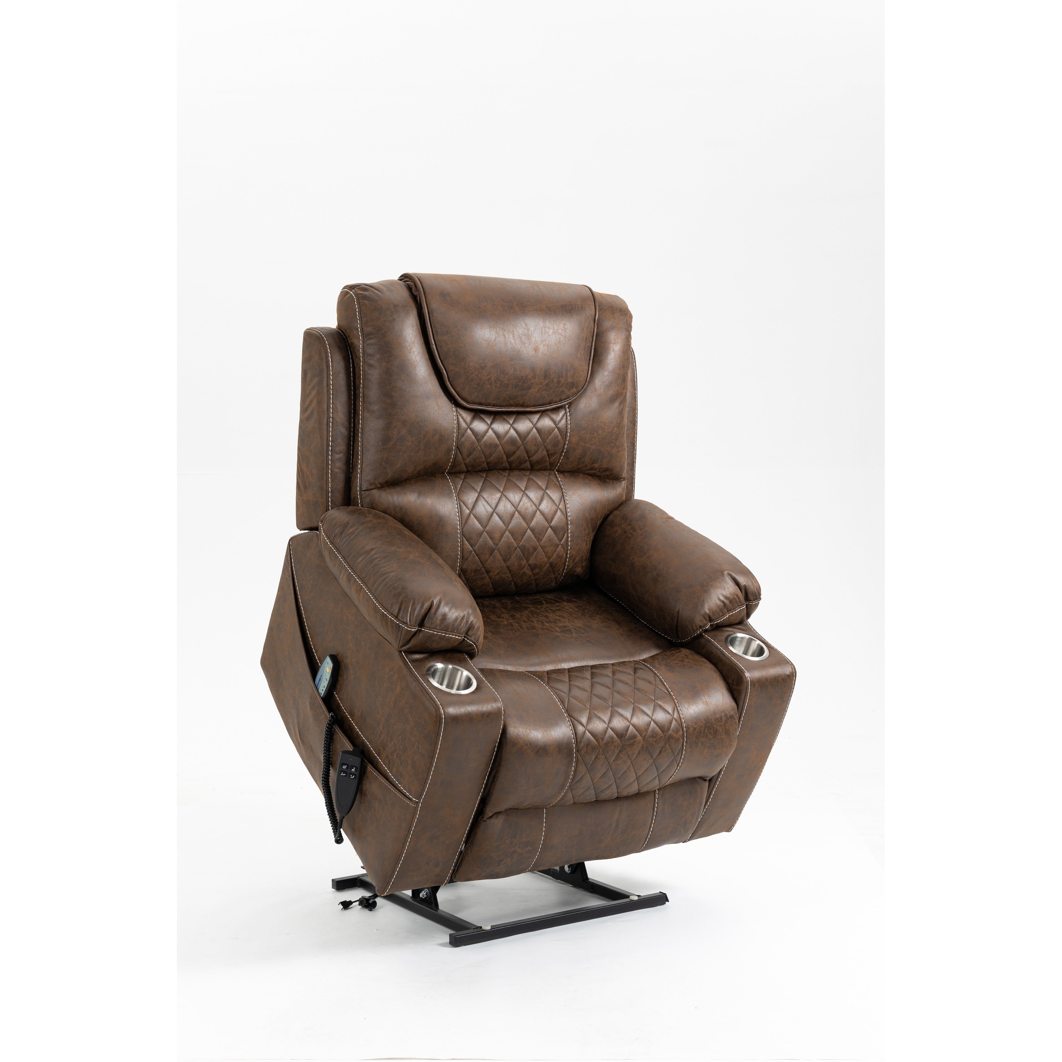 Fauteuil releveur de salon, fauteuil de relaxation, canapé, fauteuil de salon, alimentation électrique pour personnes âgées (position allongée à 180 degrés)