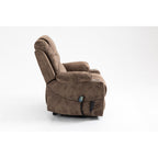 Fauteuil releveur de salon, fauteuil de relaxation, canapé, fauteuil de salon, alimentation électrique pour personnes âgées (position allongée à 180 degrés)