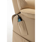 Fauteuil releveur de salon, fauteuil de relaxation, canapé, fauteuil de salon, alimentation électrique pour personnes âgées (position allongée à 180 degrés)