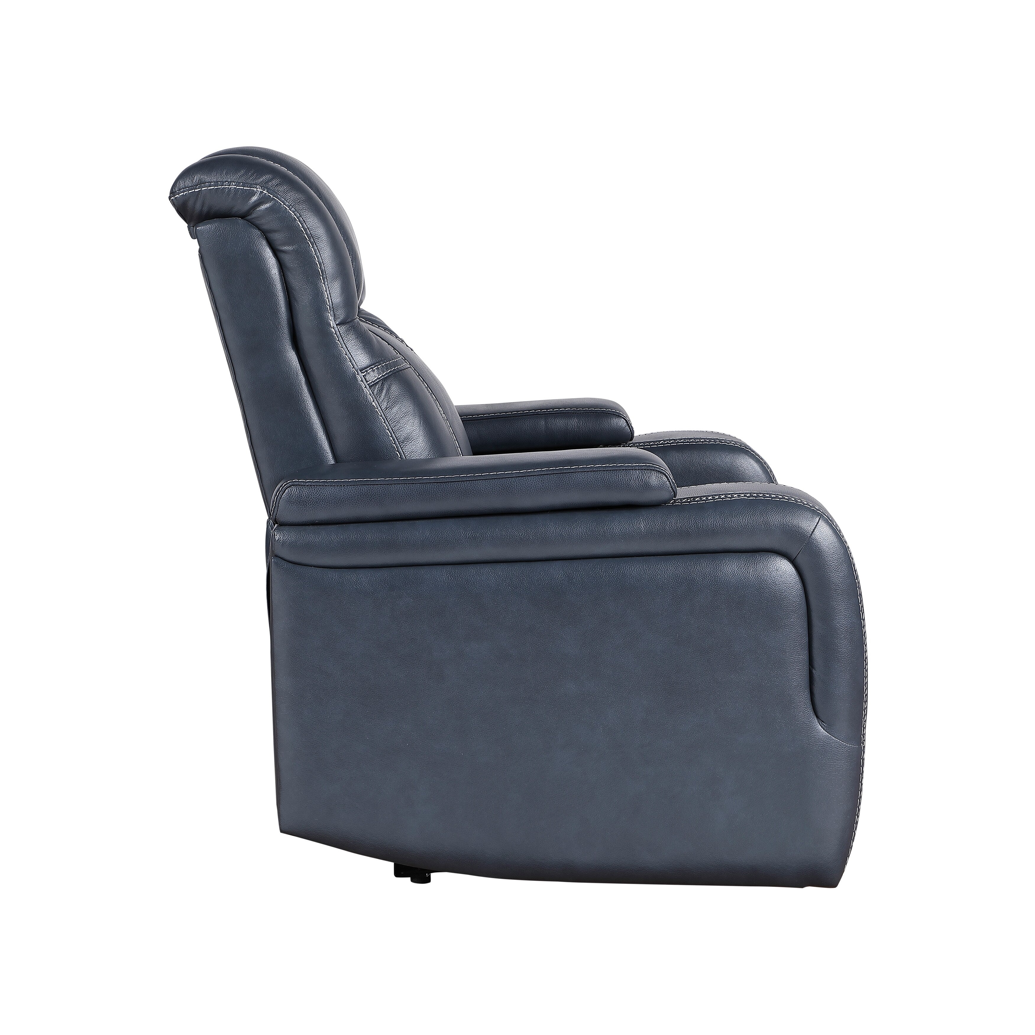 Fauteuil inclinable électrique Lourical en cuir assorti