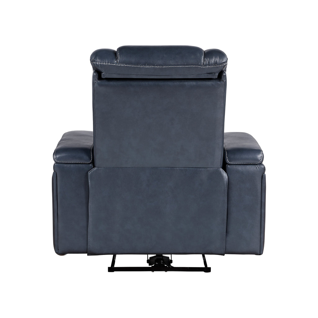 Fauteuil inclinable électrique Lourical en cuir assorti