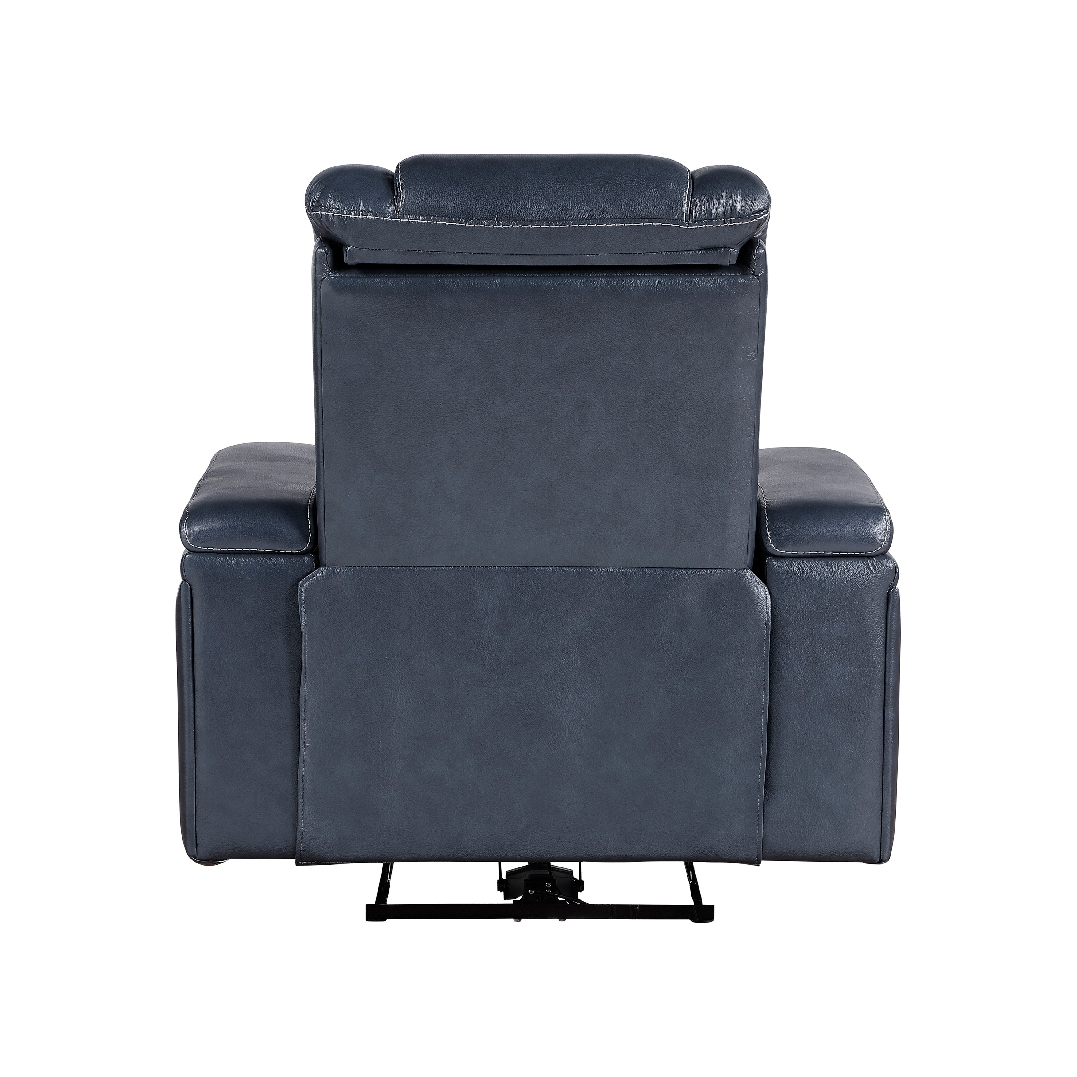 Fauteuil inclinable électrique Lourical en cuir assorti