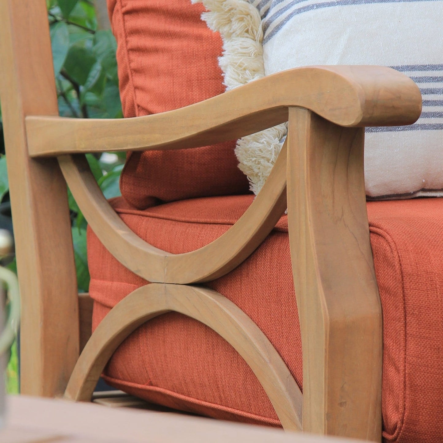 Ensemble de conversation d'extérieur Cambridge Casual Lowell 5 pièces en bois de teck