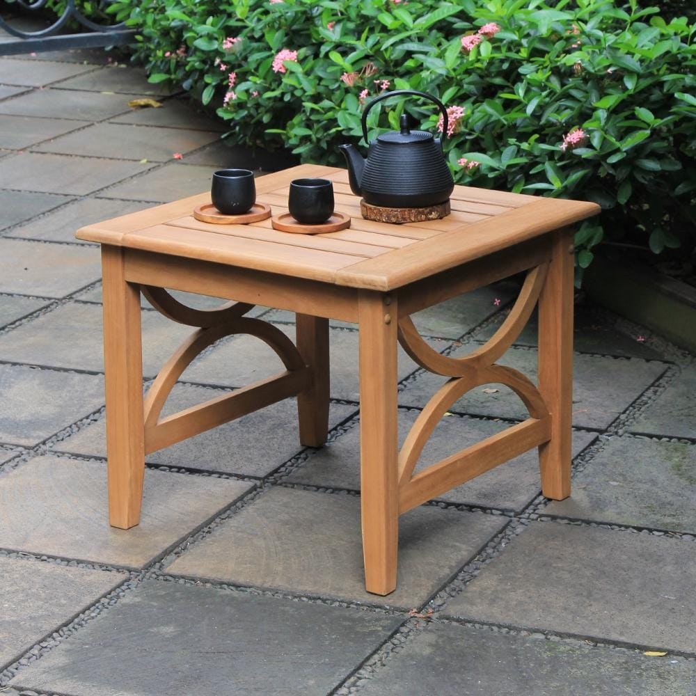 Ensemble de conversation d'extérieur Cambridge Casual Lowell 5 pièces en bois de teck