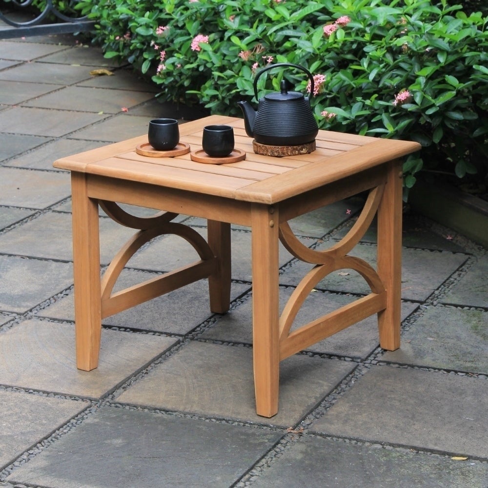 Ensemble de conversation d'extérieur Cambridge Casual Lowell 5 pièces en bois de teck