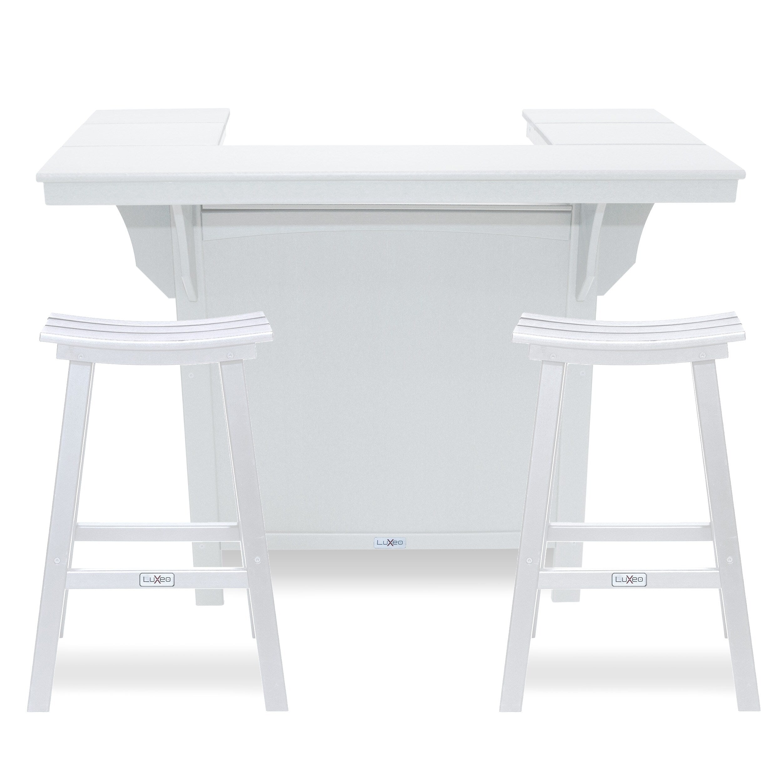Ensemble de 3 pièces pour comptoir de bar LuXeo Bailey-Cabo