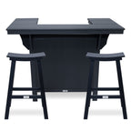 Ensemble de 3 pièces pour comptoir de bar LuXeo Bailey-Cabo