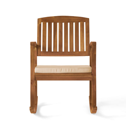 Ensemble de 3 chaises à bascule d'extérieur Lucca par Christopher Knight Home