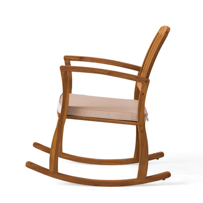 Ensemble de 3 chaises à bascule d'extérieur Lucca par Christopher Knight Home