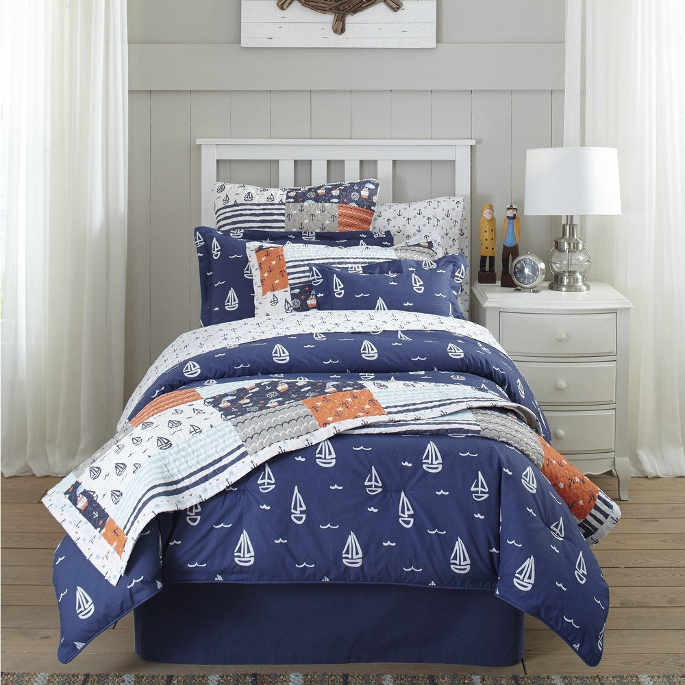 Parure de lit imprimée 4 pièces Lullaby Bedding Away at Sea