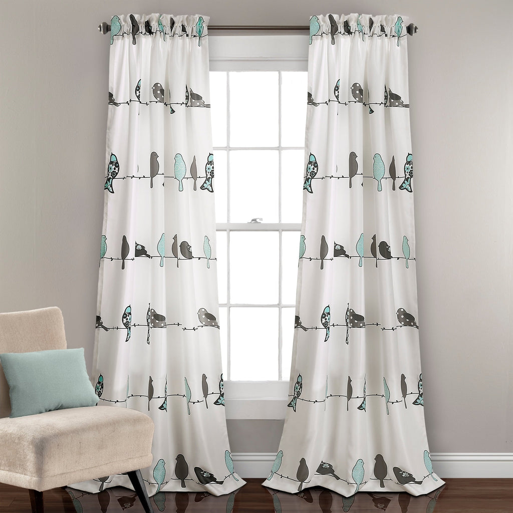 Paire de rideaux occultants Rowley Birds de Lush Decor