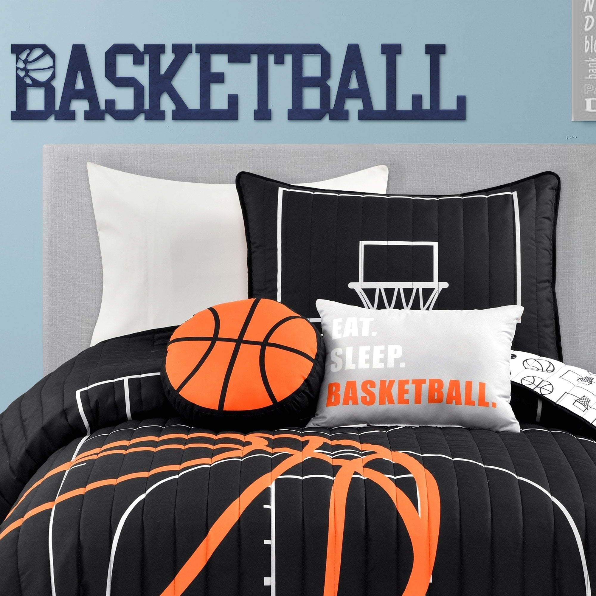 Ensemble de courtepointe Lush Decor Basketball Game