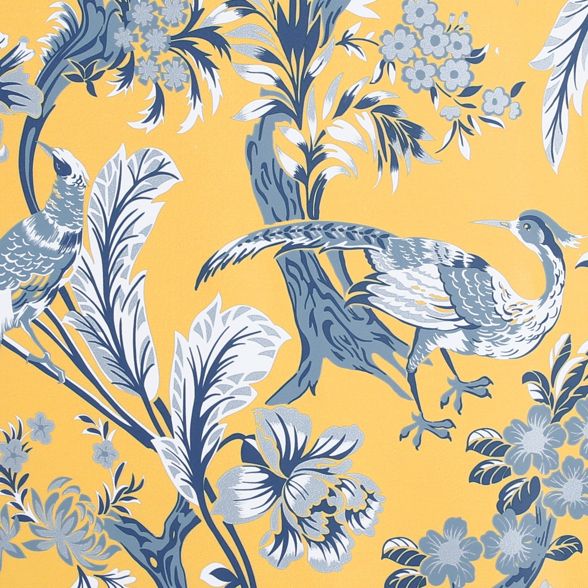 Paire de rideaux filtrant la lumière Dolores à imprimé floral et oiseaux de Lush Decor