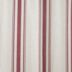 Paire de rideaux de fenêtre en coton teint en fil à rayures style ferme Lush Decor