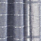 Paire de rideaux transparents texturés à œillets de style ferme Lush Decor