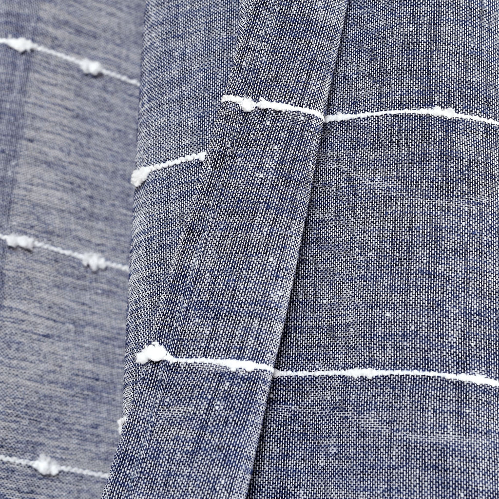 Paire de rideaux transparents texturés à œillets de style ferme Lush Decor