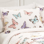 Ensemble de courtepointe 3 pièces Flutter Butterfly de Lush Decor