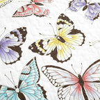 Ensemble de courtepointe 3 pièces Flutter Butterfly de Lush Decor