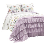 Ensemble de courtepointe 3 pièces Flutter Butterfly de Lush Decor