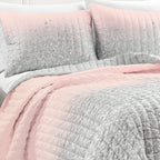 Parure de lit à imprimé métallique pailleté Lush Decor