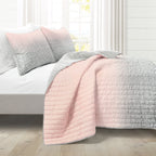 Parure de lit à imprimé métallique pailleté Lush Decor