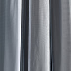 Paire de panneaux transparents à œillets Lush Decor avec doublure occultante isolante