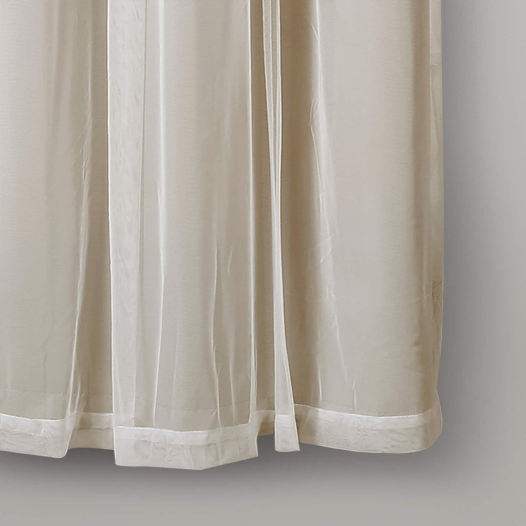 Paire de panneaux transparents à œillets Lush Decor avec doublure occultante isolante