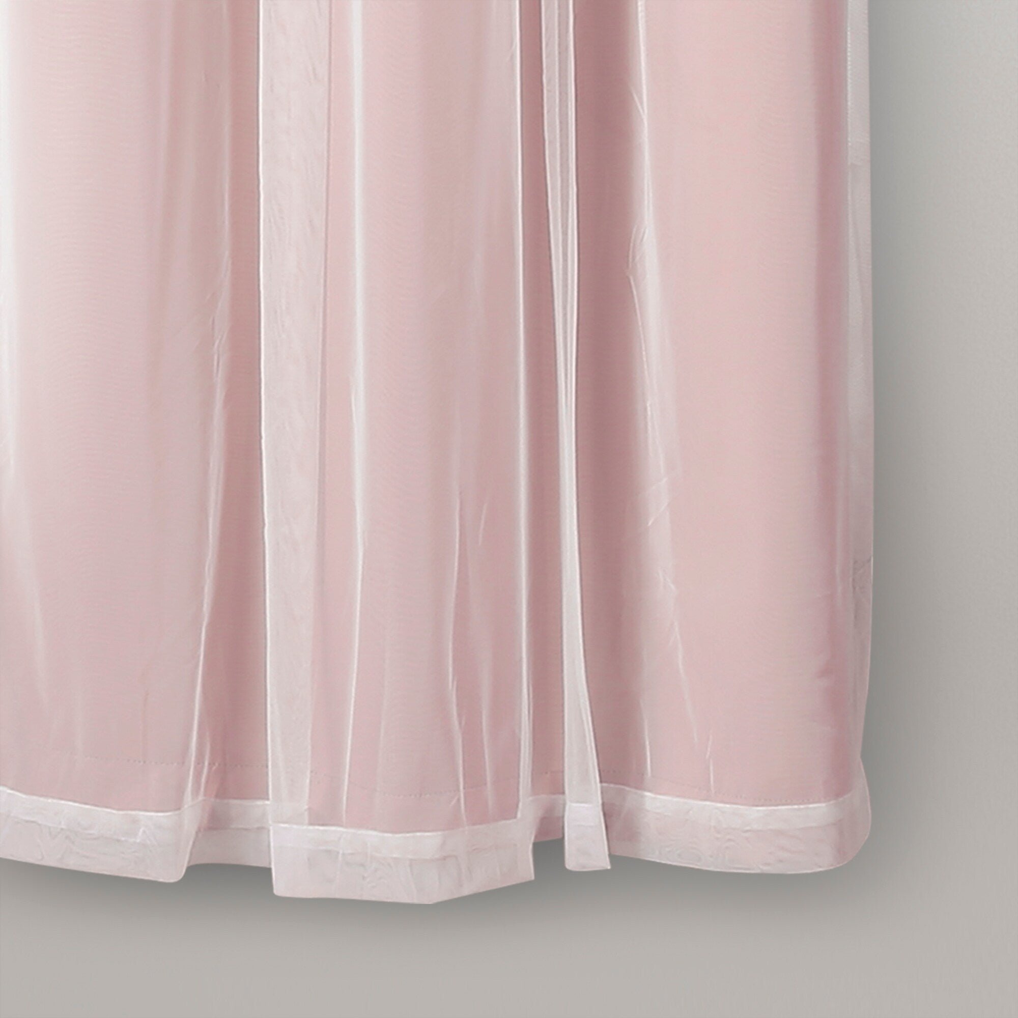 Paire de panneaux transparents à œillets Lush Decor avec doublure occultante isolante