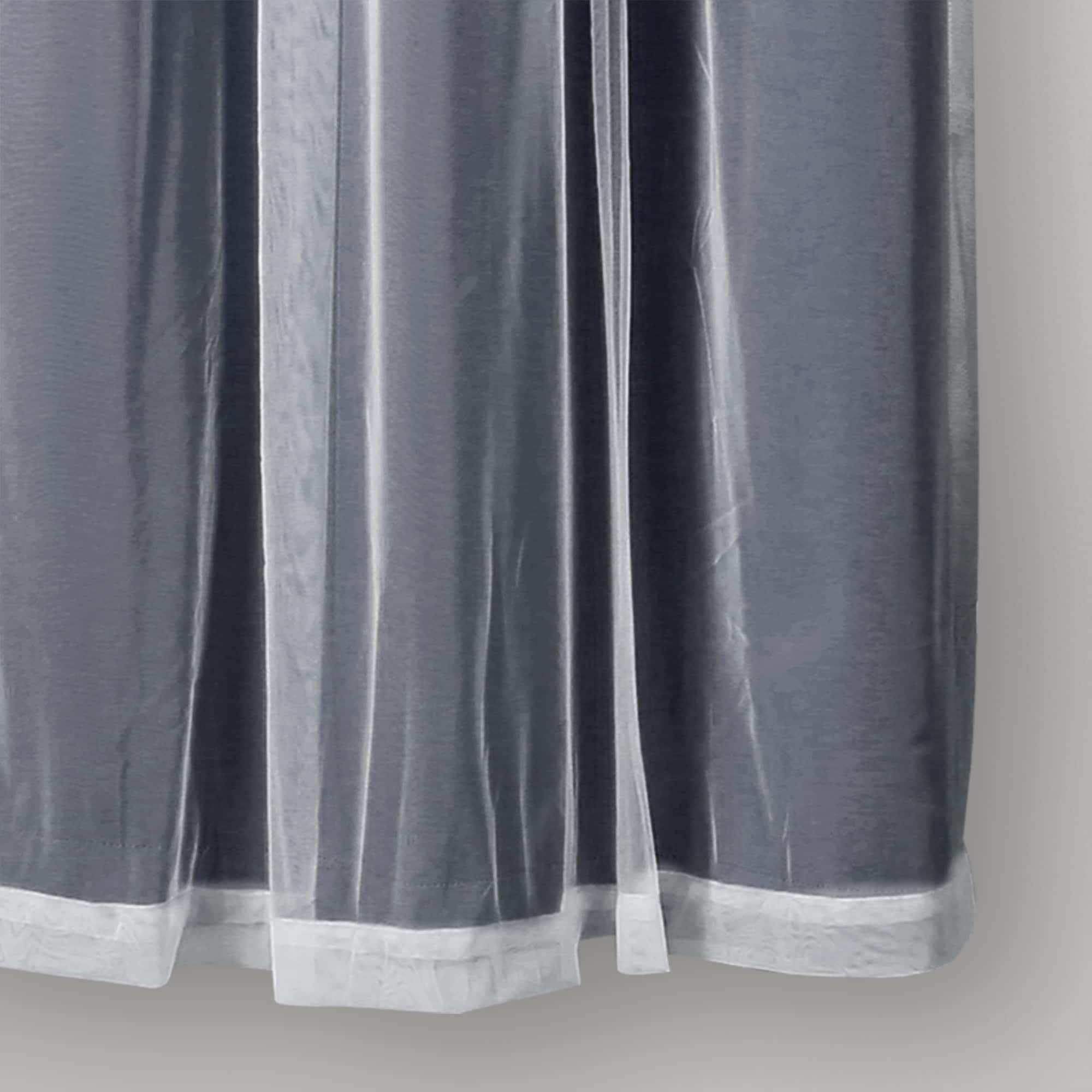 Paire de panneaux transparents à œillets Lush Decor avec doublure occultante isolante