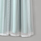 Paire de panneaux transparents à œillets Lush Decor avec doublure occultante isolante