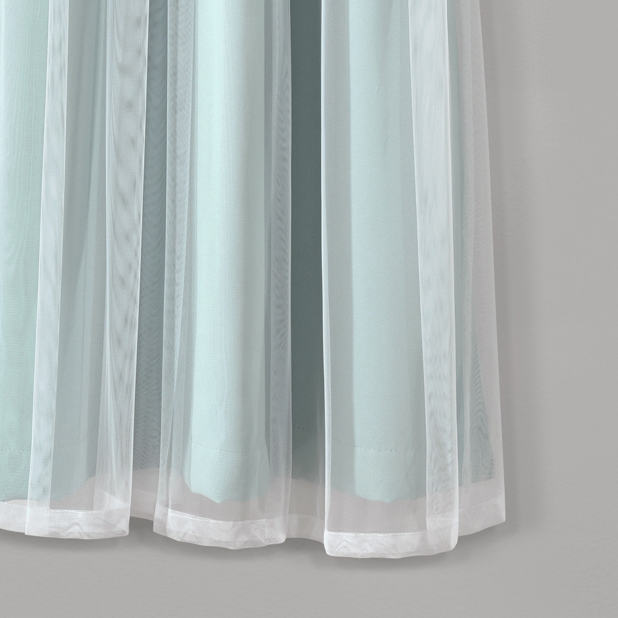 Paire de panneaux transparents à œillets Lush Decor avec doublure occultante isolante