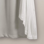 Paire de panneaux transparents à œillets Lush Decor avec doublure occultante isolante