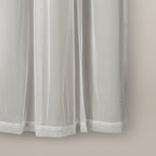 Paire de panneaux transparents à œillets Lush Decor avec doublure occultante isolante