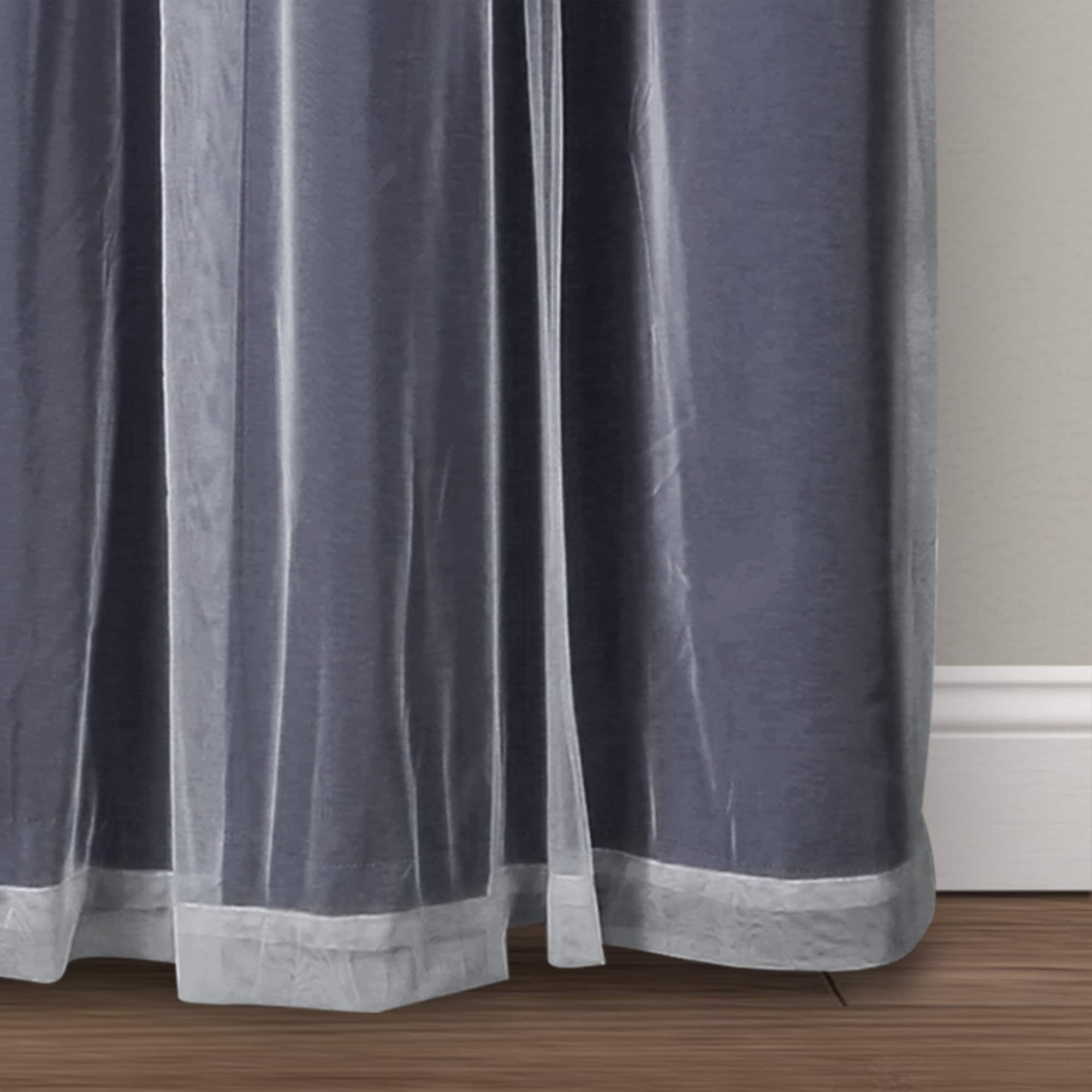 Paire de panneaux transparents à œillets Lush Decor avec doublure occultante isolante