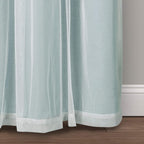 Paire de panneaux transparents à œillets Lush Decor avec doublure occultante isolante