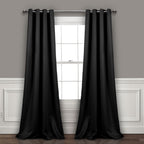 Paire de rideaux occultants à œillets isolés Lush Decor